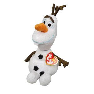 TY Beanie Babies Olaf Snowman 7" Plush Stuffed